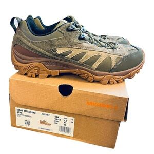 Merrell Mens Size 10 MOAB Mesa Luxe 1TRL Avocado Lace Up Hiking Trail Sneakers